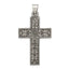 Sterling Silver 925 Latin Cross Pendant Polished Elegance