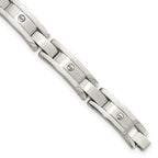 Sophia Jewelers Stainless Steel Men's Bracelet and Accessories Set Engravable Gift