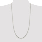 Cable Chain Necklace in Sterling Silver, 3.5mm