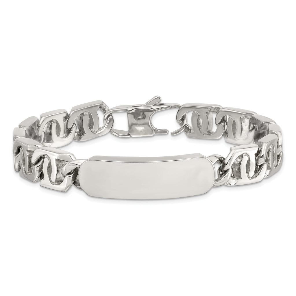 Stainless Steel Polished ID Bracelet for Men