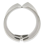Stainless Steel Polished Hinged Bangle Bracelet for Women