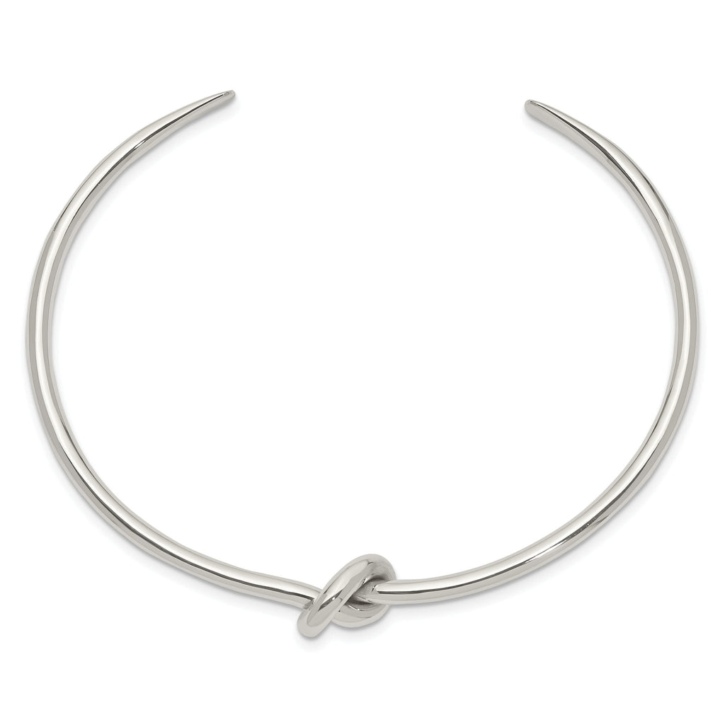 Sophia Jewelers 925 Sterling Silver Polished Knot Cuff Bracelet for Women