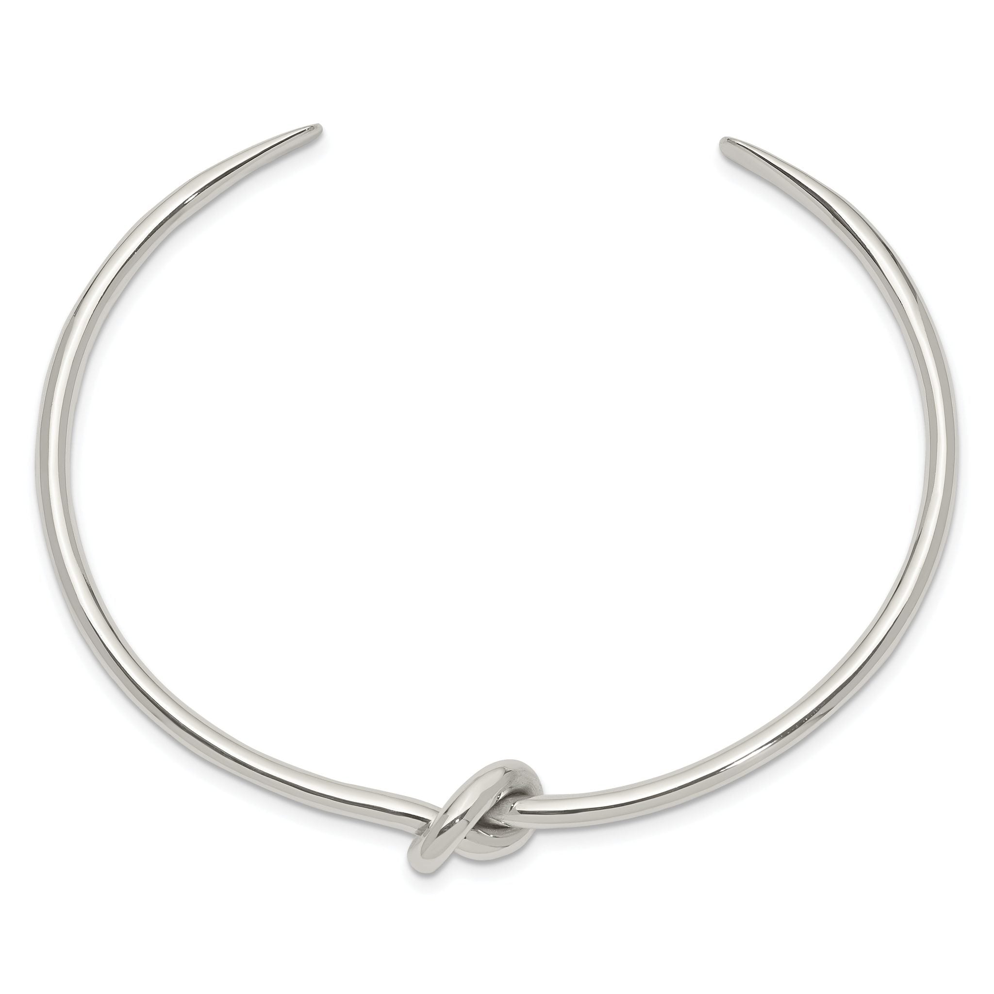 Sophia Jewelers 925 Sterling Silver Polished Knot Cuff Bracelet for Women