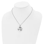 Polished Necklace Chain in Stainless Steel, 17in