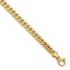 14k Men's Polished Curb Bracelet