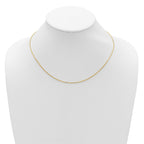 14k 1.5mm D/C Square Cable 1in+1in Adjustable Chain