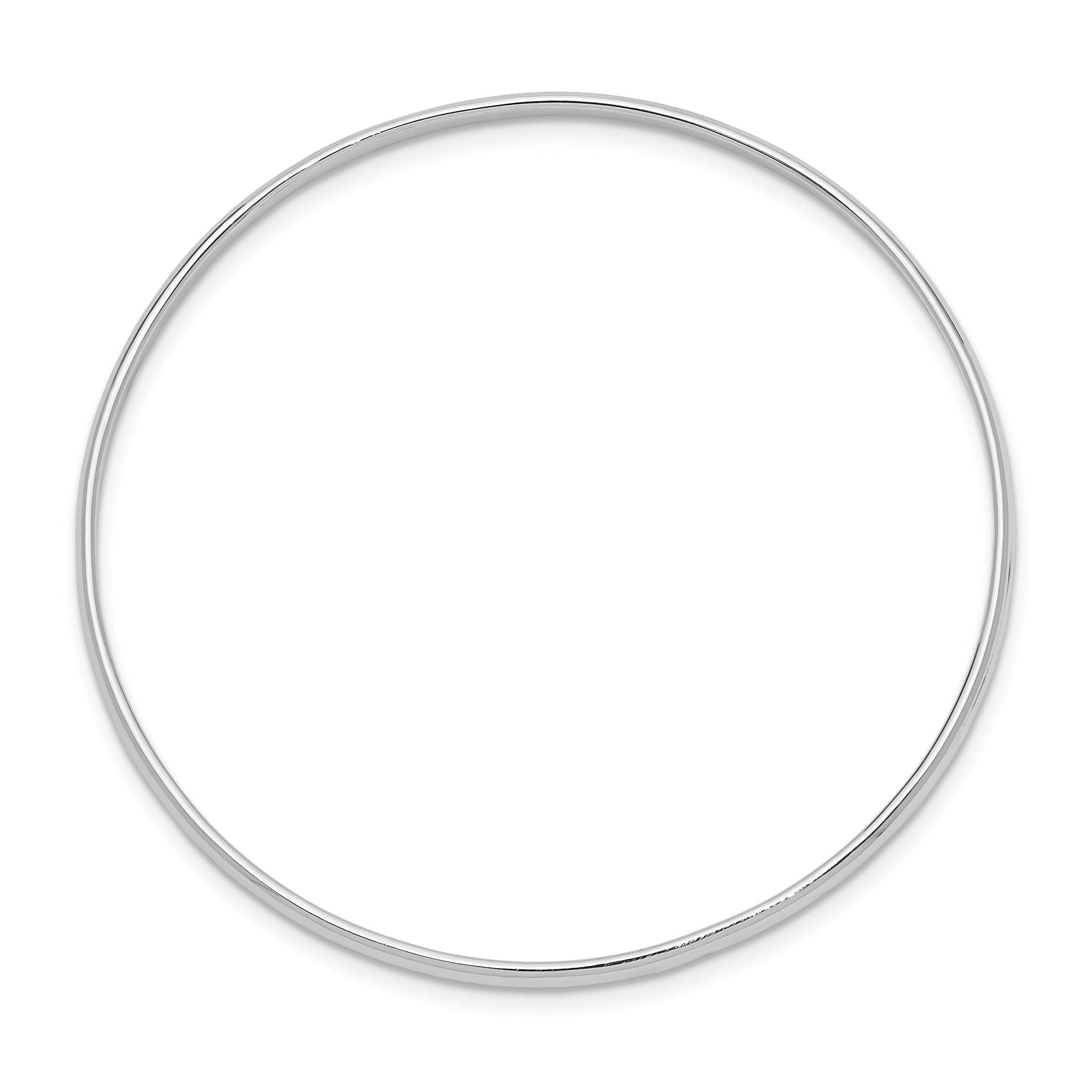 Sophia Jewelers Sterling Silver Children's Polished Slip-On Bangle Bracelet