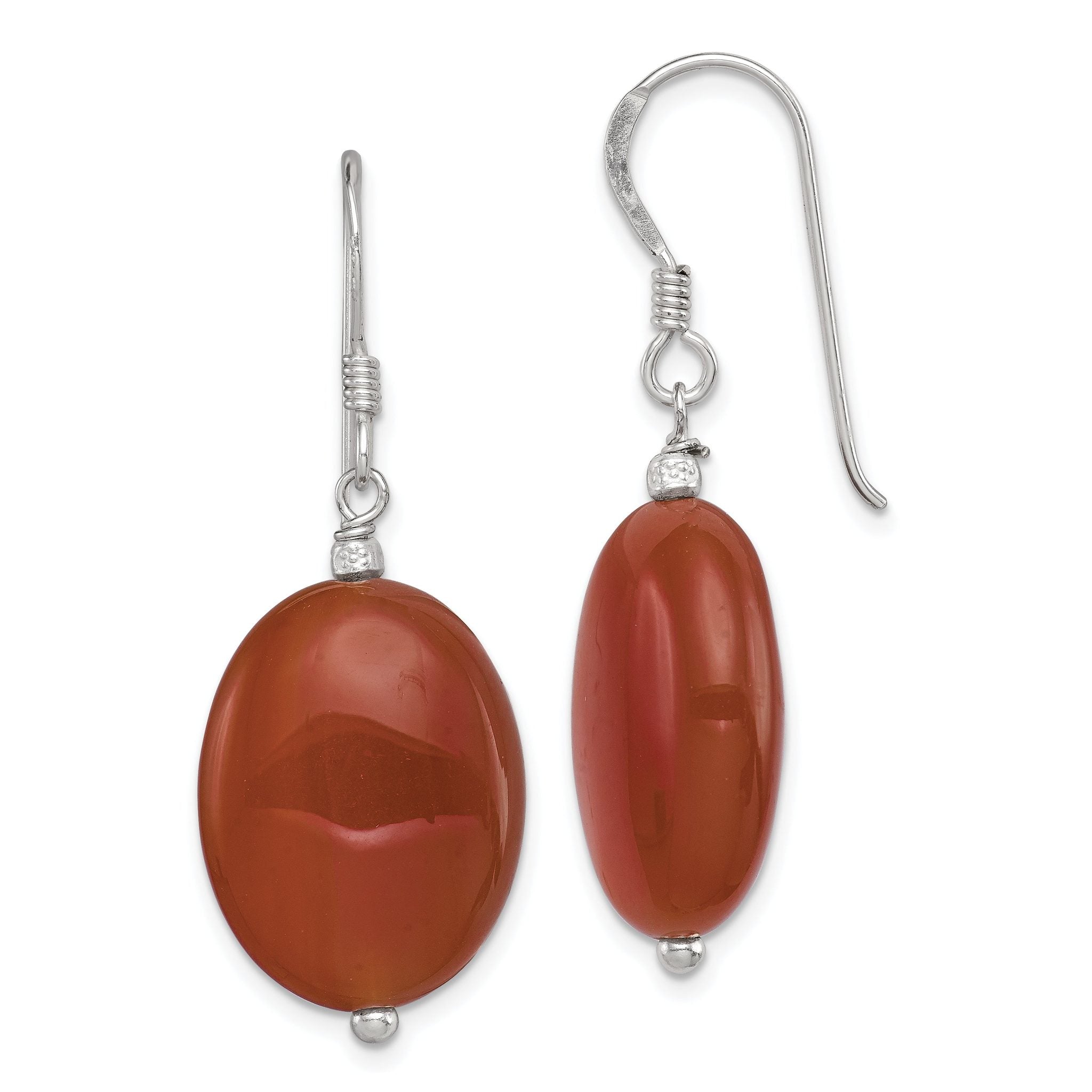 Sterling Silver Carnelian Earrings Main image