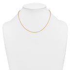 14K Gold Filled Flat Cable Chain Necklace in 2.0mm Width