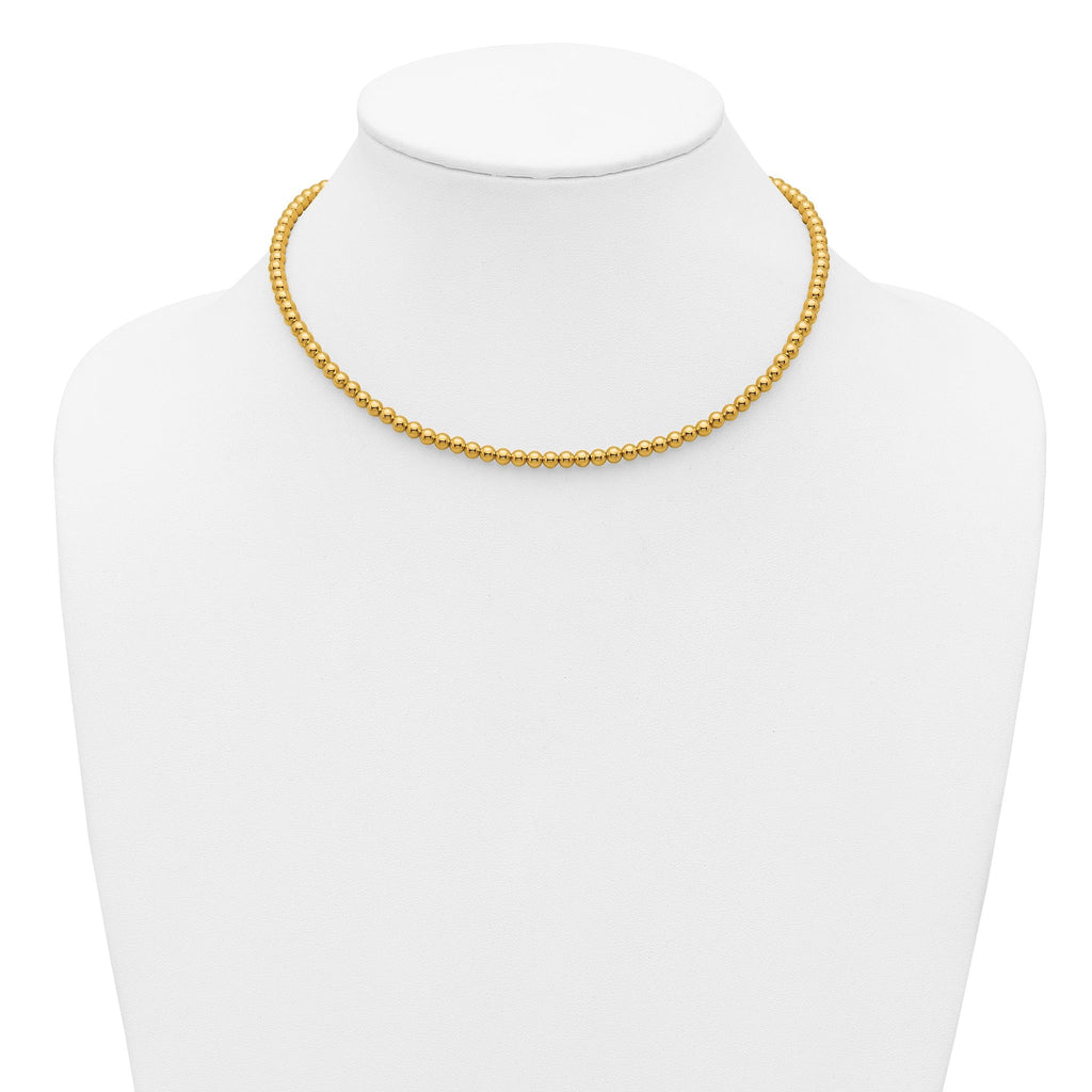 14K Gold Filled 4.0mm Beaded Necklace