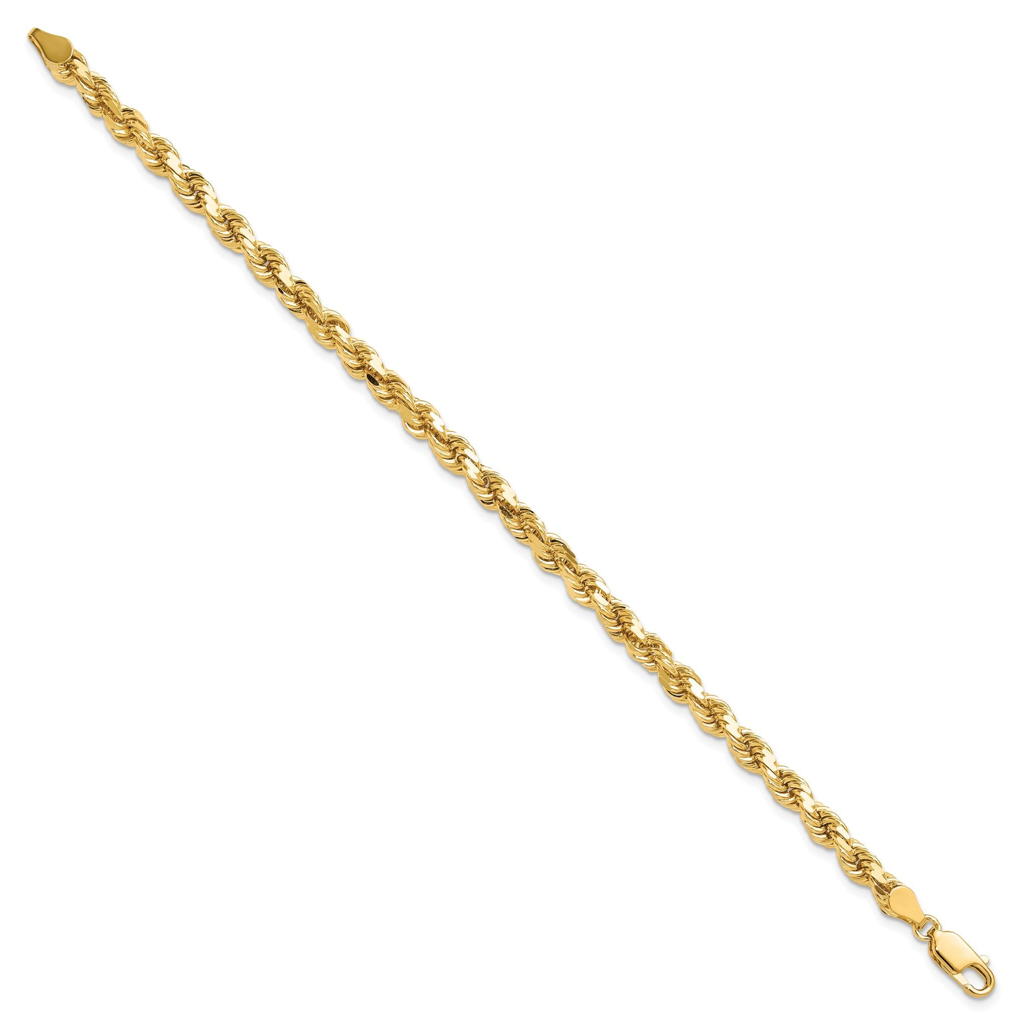 10K Yellow Gold 4.5mm Rope Chain