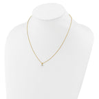 14k 1/5 carat Lab Grown Diamond VS/SI+ G+ Three Prong 18 inch Solitare Pendant Necklace
