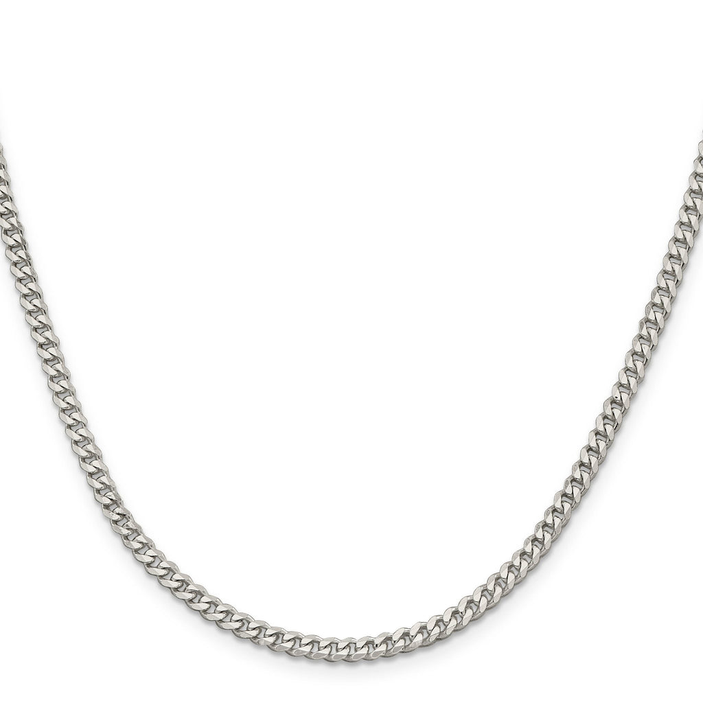 Sterling Silver Curb Chain Necklace 3.5mm