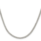Sterling Silver Curb Chain Necklace 3.5mm