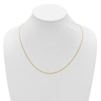 1.1mm 10K Yellow Gold Singapore Chain