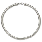 Polished Curb Chain Necklace in Stainless Steel, 8mm