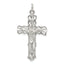 Sterling Silver 925 Polished Crucifix Pendant with Anti-Tarnish Finish