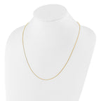 Adjustable Box Chain in Gold-Plated Sterling Silver
