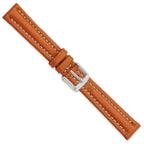 Saddle Brown Oil-Tanned Leather Watch Band, 24mm