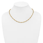 14K Gold Filled Singapore Chain Necklace in 3.2mm Width