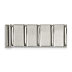 Chisel Stainless Steel Polished and Brushed Money Clip