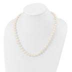 14K Gold Filled 9-10mm White Cultured Freshwater Pearl Necklace