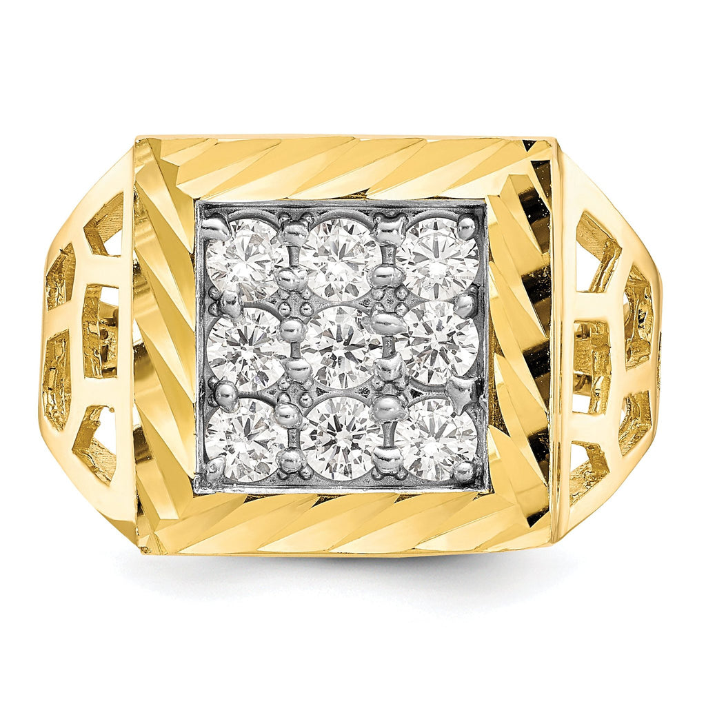 10k Men's CZ Ring