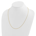 Adjustable Diamond-Cut Wheat Chain in 14K Yellow Gold