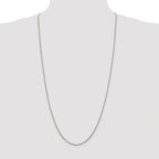 Polished Snake Chain Necklace in Sterling Silver, 1.2mm