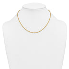 Singapore Chain Necklace in 14/20 Gold Filled, 2mm