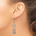 Stainless Steel Polished Drop Dangle Earrings for Women