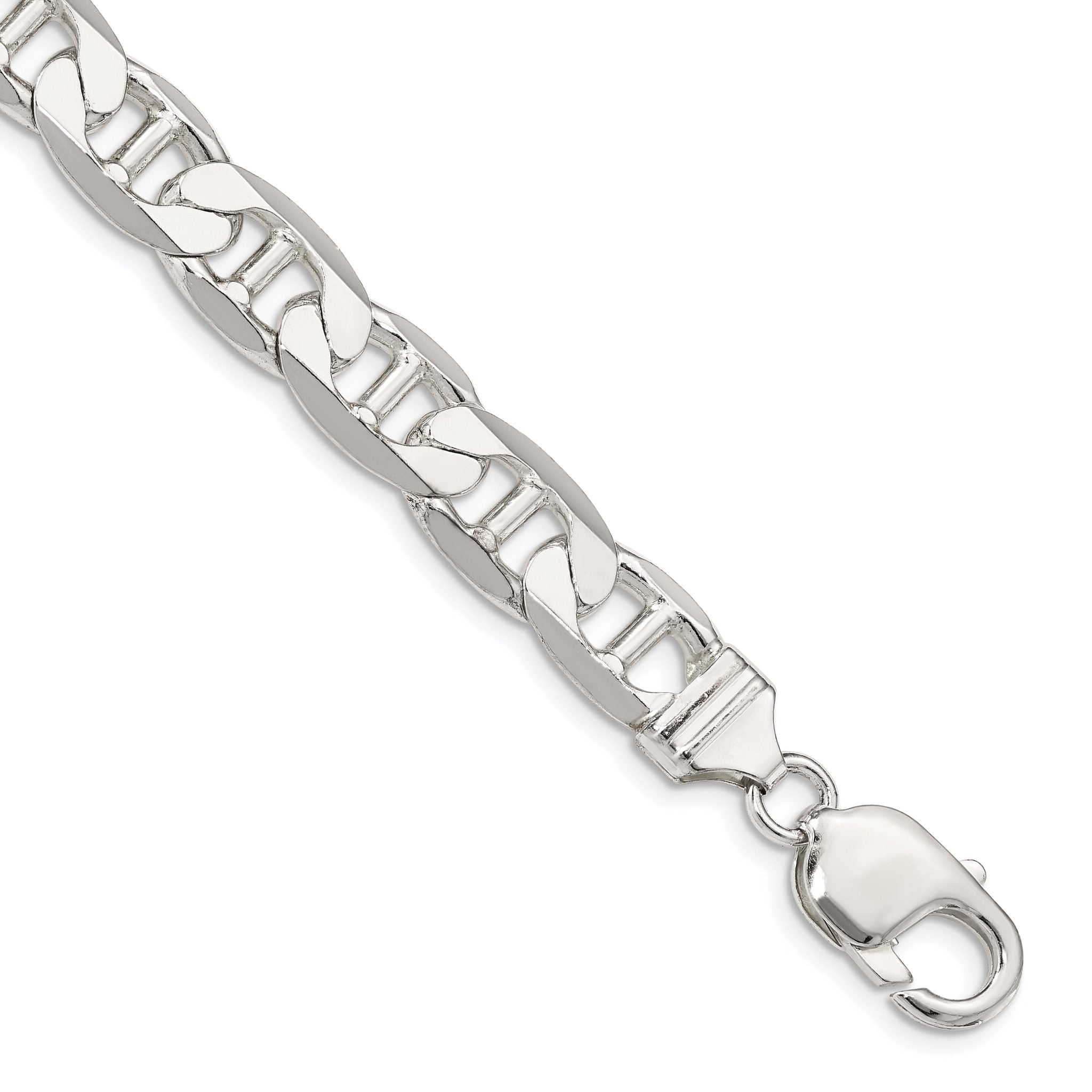 Sterling Silver 9.5mm Flat Anchor Chain Main image