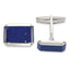 Sterling Silver Lapis Cuff Links