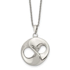 Polished Necklace Chain in Stainless Steel, 17in