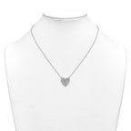 14kw 1 ctw Lab Grown Diamond VS+ F+ Round Cluster Necklace