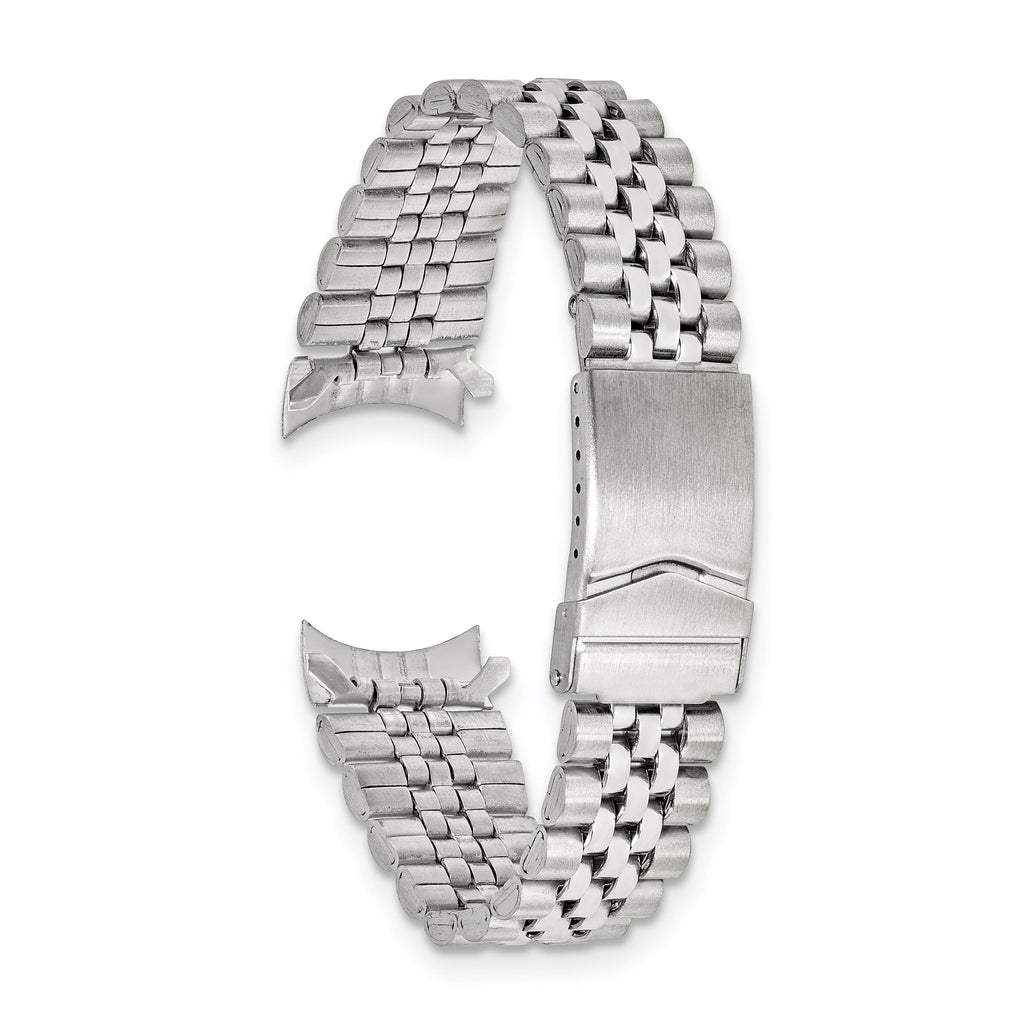 Jubilee-Style Watch Band in Stainless Steel, 18mm