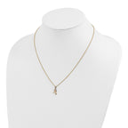 10K Tri-Color Black Hills Gold Hummingbird Necklace Polished Elegant Design