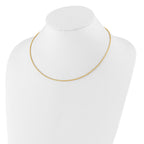 14K 1.5mm D/C Neckwire Necklace