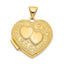 14K Double Heart Locket