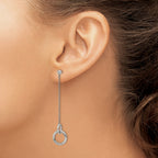 Stainless Steel Polished Drop Dangle Earrings for Women
