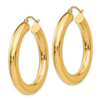 14k Polished 5mm Polished Hoop Earrings