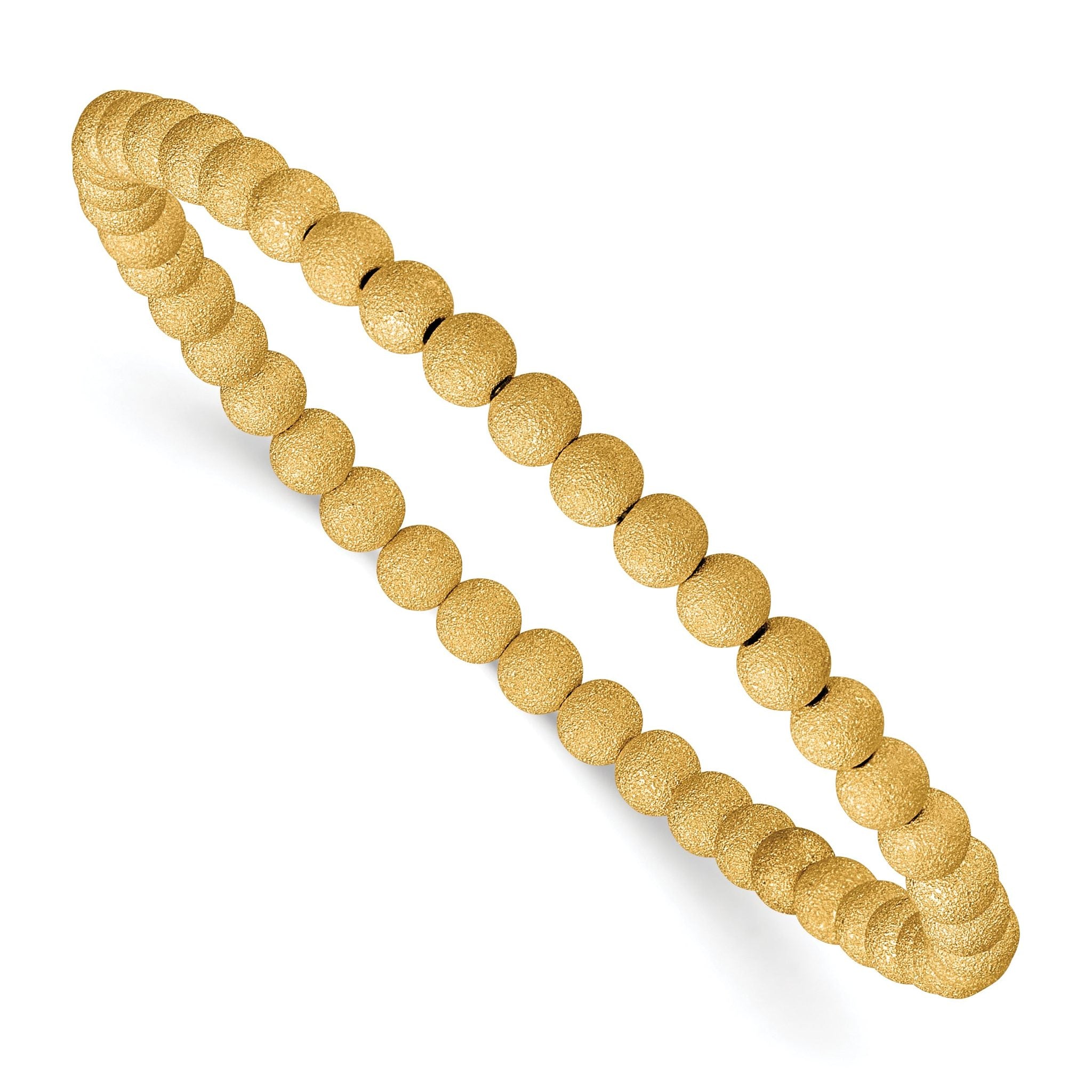 1/20 14K Gold Filled Stardust 4.0mm Stretch Bracelet