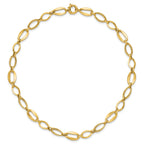 10k Polished Link Necklace