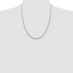 Cable Chain Necklace in Sterling Silver, 3.5mm