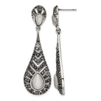 Stainless Steel Polished Drop Dangle Earrings for Women