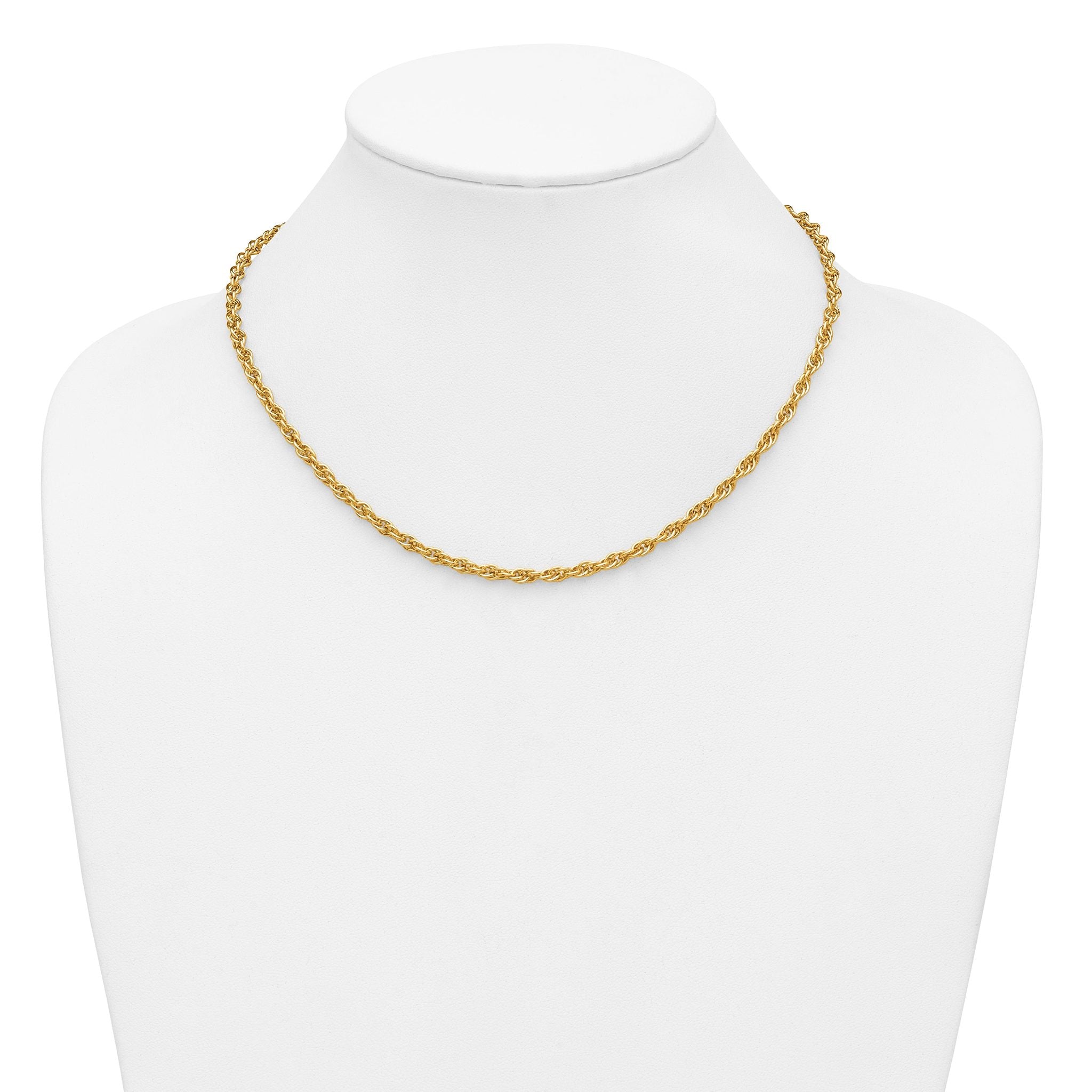 Rope Chain Necklace in 14/20 Gold Filled, 3.8mm