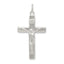 Sterling Silver 925 INRI Crucifix Pendant with Polished Anti-Tarnish Finish