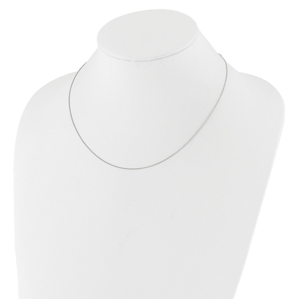 Baby Spiga Adjustable Chain in 14K White Gold
