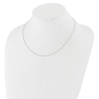 Baby Spiga Adjustable Chain in 14K White Gold