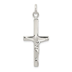 Sophia Jewelers Sterling Silver 925 Polished Crucifix Pendant Anti-Tarnish